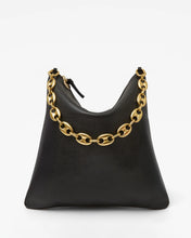 Foldover Clutch W/ Tabs- Black