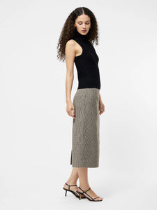 Turtleneck Tank Sweater- Black