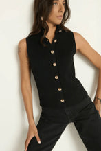 Ira Sweater Vest- Jet Black