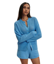 Pembroke Knit Cardigan- Azure Blue