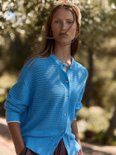 Pembroke Knit Cardigan- Azure Blue