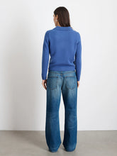 Alice Polo in Cashmere- Infinity Blue