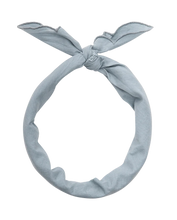 The Scalloped Bandana- Faded Indigo