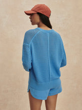 Pembroke Knit Cardigan- Azure Blue