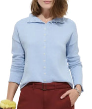 Taylor Cardigan- Heather Blue