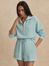Atrium High Rise Short 4.5- Porcelain Blue
