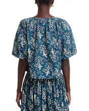 The Blythe Top- Indigo Bandana