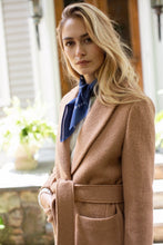 Boiled Wool Blazer- Camel