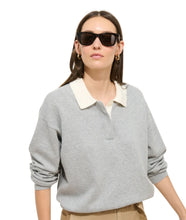 Bond St Polo In Cotton Cashmere- Grey Flannel