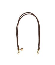 Shoulder Strap Petite Double Braid- Chocolate