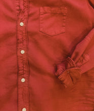 Eileen Relaxed Button-Up Shirt- Brick Desert Wash