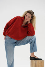 Bristol Sherpa Half Zip- Cayenne