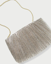 Brit Flat Pleated Pouch- Champagne