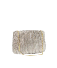 Brit Flat Pleated Pouch- Champagne