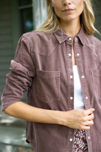Western Shirt- Brown Corduroy