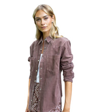 Western Shirt- Brown Corduroy