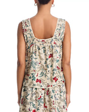 The Victorian Pleat Tank-  Floating Butterfly