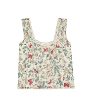 The Victorian Pleat Tank-  Floating Butterfly