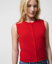 Cosysoft Knit Vest- Mars Red