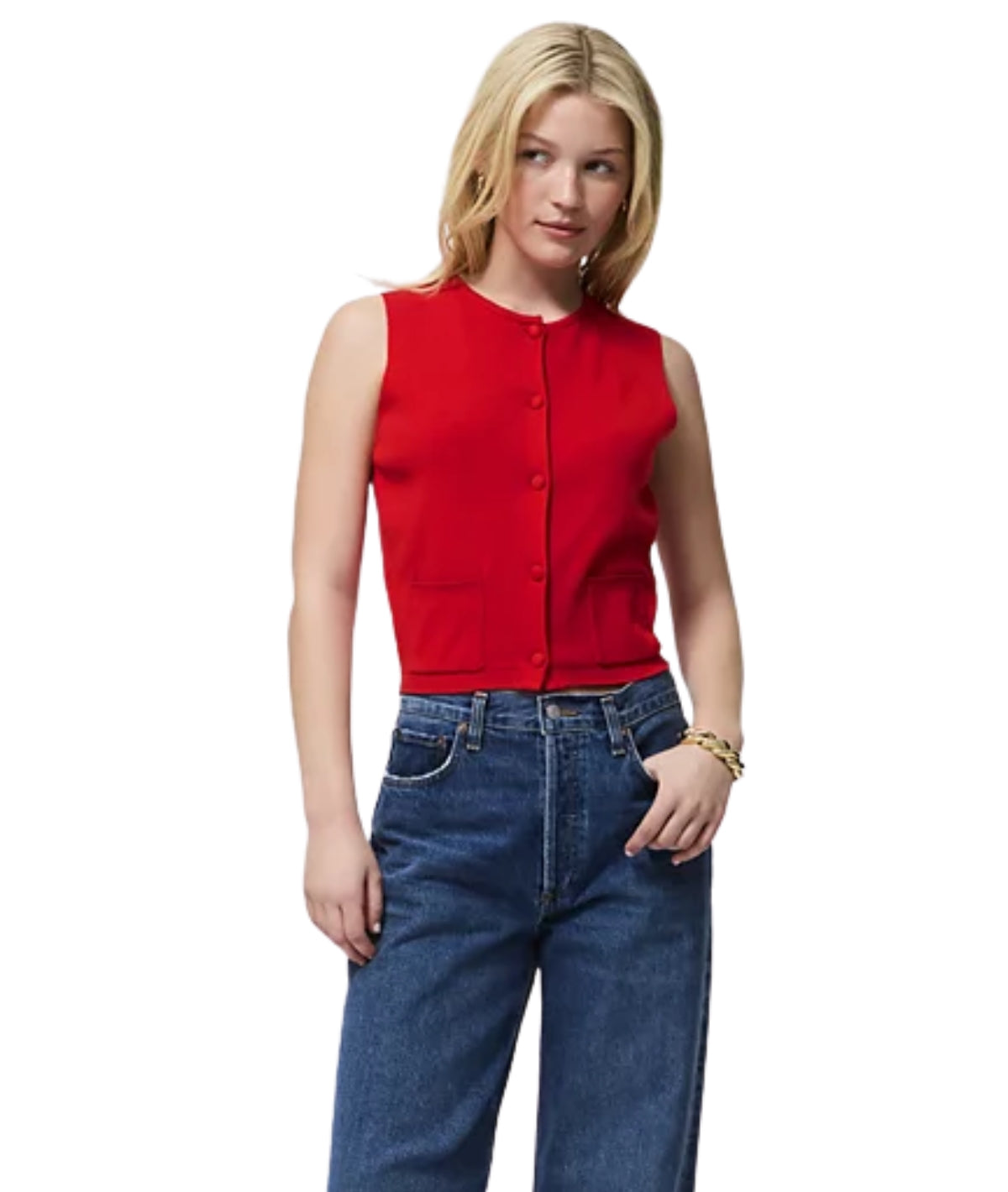 Cosysoft Knit Vest- Mars Red