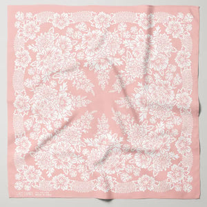 Cotton Blossom Bandana- Shell Pink