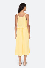 Alberte Solid Tank Dress- Yellow