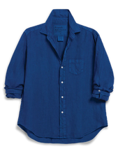 Eileen Relaxed Button- Up Shirt- Cabo Blue