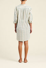 Callie Dress- Verde Stripes