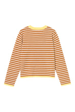 Maxwell Sweater- Camel Stripe