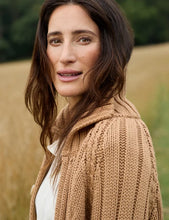 Mini Cotswolds Cable Cardigan- Camel