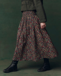 The Canary Skirt- Garland Print