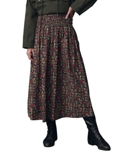 The Canary Skirt- Garland Print