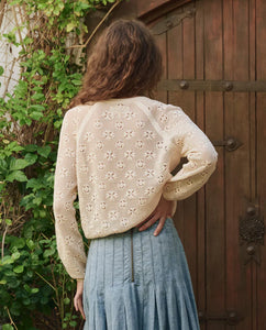 The Crochet Cardigan- Natural