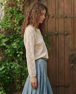 The Crochet Cardigan- Natural