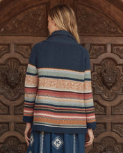 The Mountain Lodge Cardigan- Taos Stripe