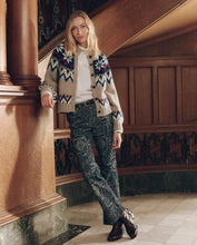The Arctic Fairisle Cardigan- Snowflake