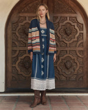 The Mountain Lodge Cardigan- Taos Stripe