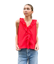 Casara Top- Red Sky