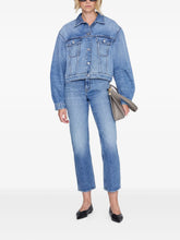 Quincy Denim Jacket- Cascade Blue