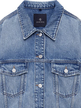 Quincy Denim Jacket- Cascade Blue