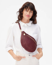 Grande Fanny Woven Zig Zag- Cassis
