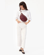 Grande Fanny Woven Zig Zag- Cassis