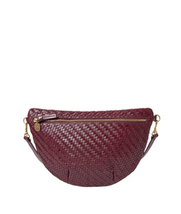 Grande Fanny Woven Zig Zag- Cassis