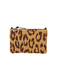 Wallet Clutch w/ Tabs Pablo Cat Suede Lark/Brown