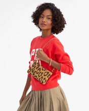 Wallet Clutch w/ Tabs Pablo Cat Suede Lark/Brown