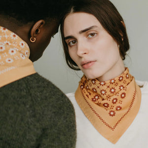 Cotton Switcheroo Bandana- Honey