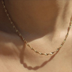 Brooke Chain Necklace- Gold