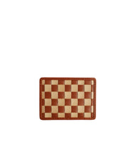 Nico Card Case- Caramel x Sienna Check