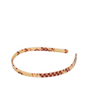 Ultralight Thin Headband- Tortoise Checker