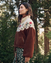 The Plush Wildflower Pullover- Chestnut
